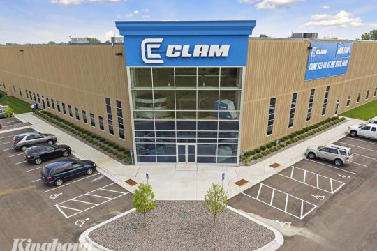 Clam Outdoors World Headquarters  Manufacturing/Distribution Center  Construction